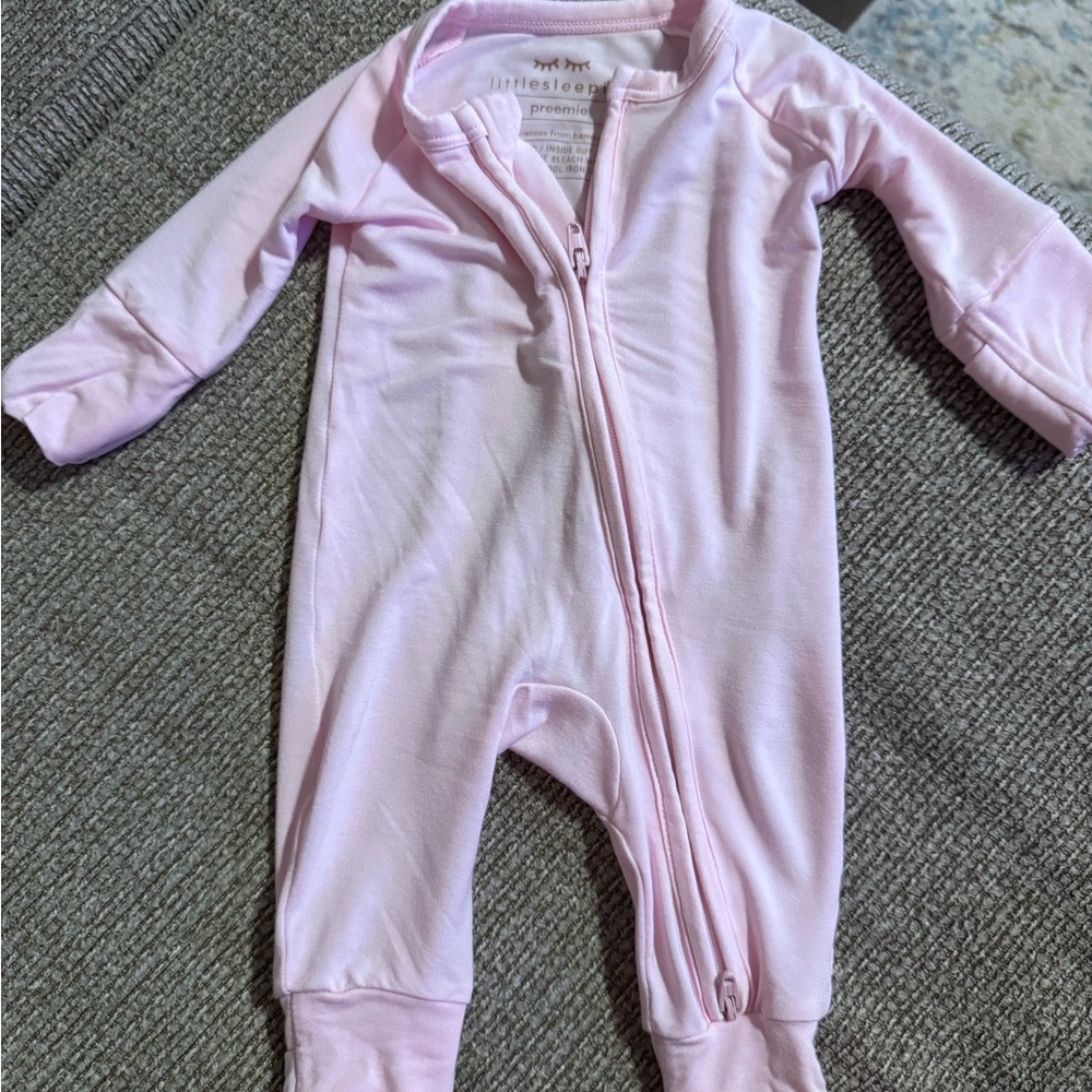 Little Sleepies Light Pink Footie